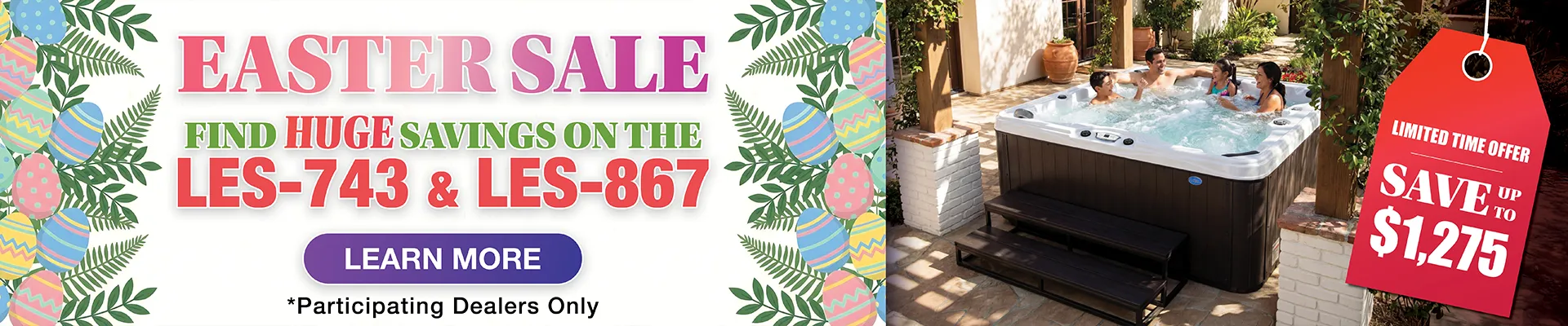 Calspas hot tub being used in a family setting - Charleston